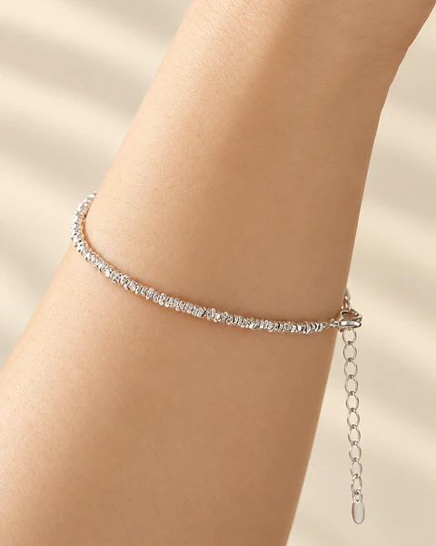 Pulsera Cuentas Facetadas
