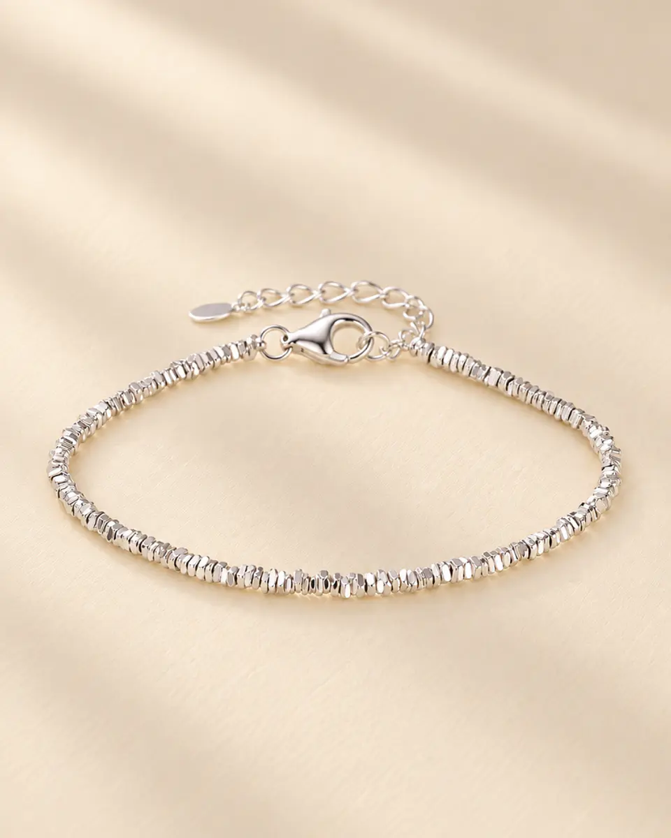 Pulsera Cuentas Facetadas 2
