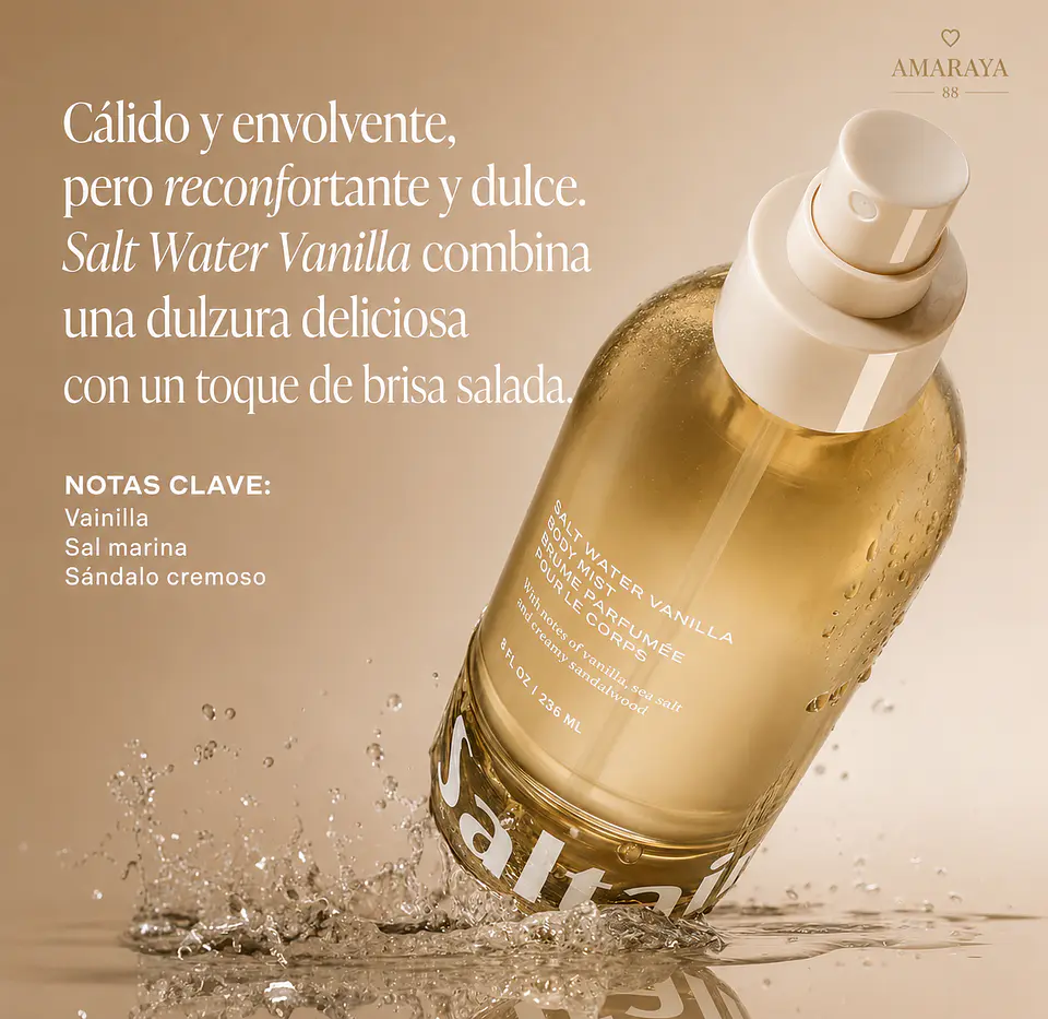 Saltair Water Vainilla Body Mist 3