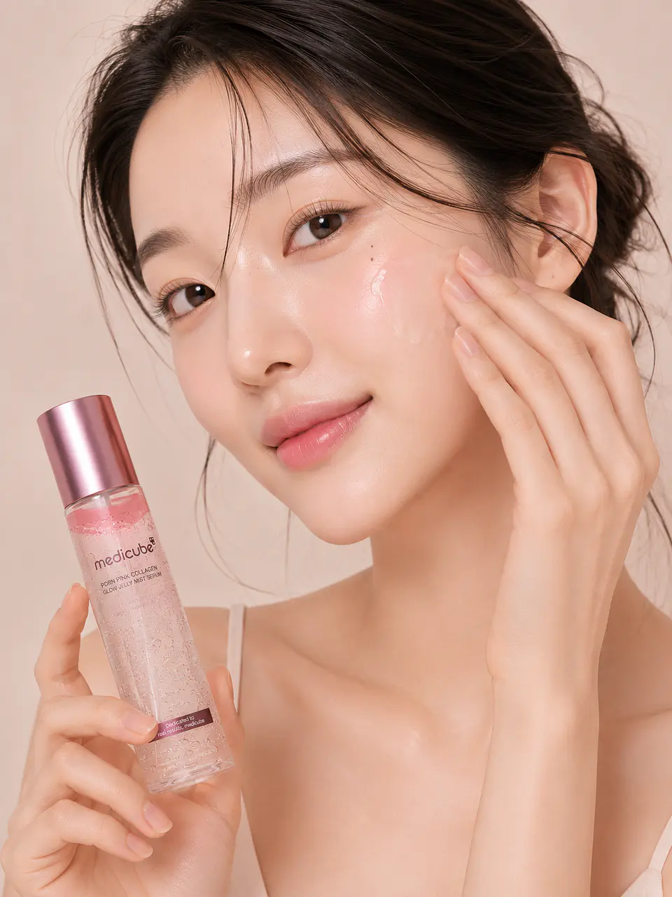 Medicube PDRN Pink Collagen Glow Jelly Mist Serum 2