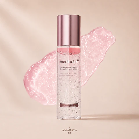 Medicube PDRN Pink Collagen Glow Jelly Mist Serum