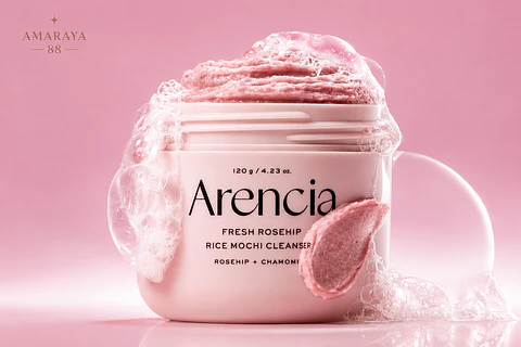 Arencia Fresh Rosehip Rice Mochi Cleanser 