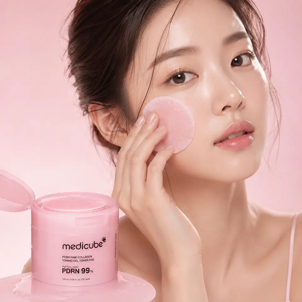 Medicube PDRN Pink Collagen Toning Gel Toner Pad 2