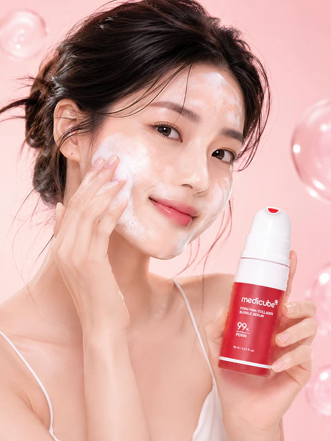 Medicube PDRN Pink Collagen Bubble Serum