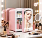 Mini Nevera para Skincare y Cosméticos con Espejo LED - Miniatura 1