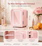 Mini Nevera para Skincare y Cosméticos con Espejo LED - Miniatura 3