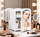 Mini Nevera para Skincare y Cosméticos con Espejo LED - Miniatura 1