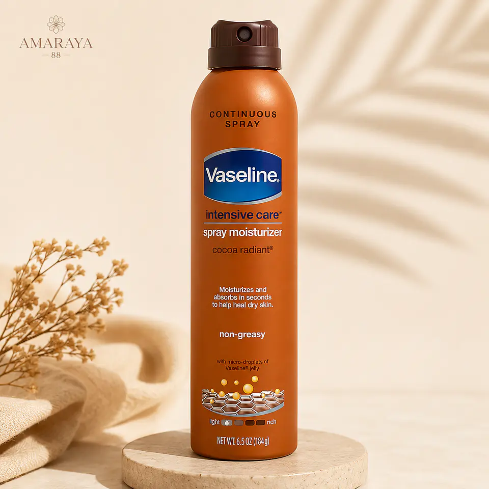 Vaseline Intensive Care Cocoa Radiant Spray Lotion 1