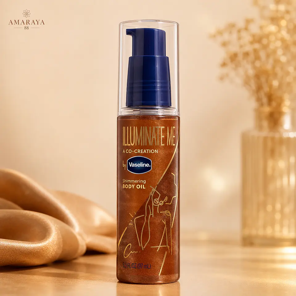 Vaseline Illuminate Me Shimmering Body Oil 1