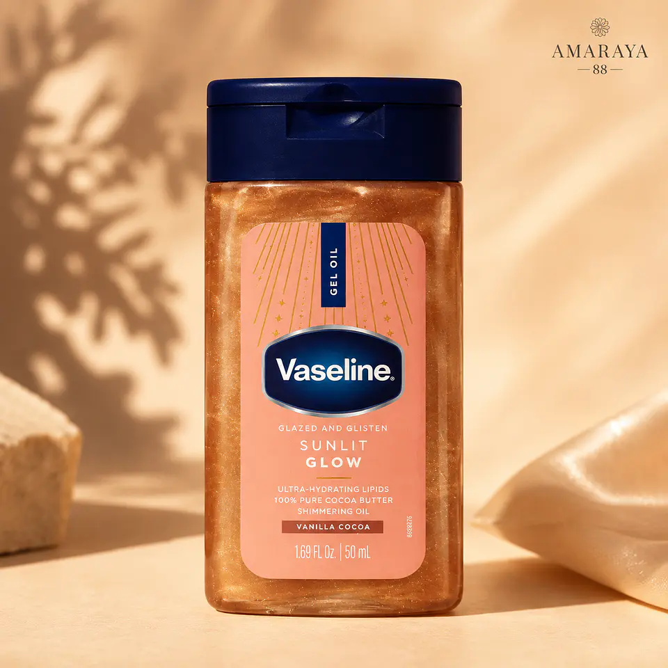 Vaseline Sunlit Glow Gel Oil 1