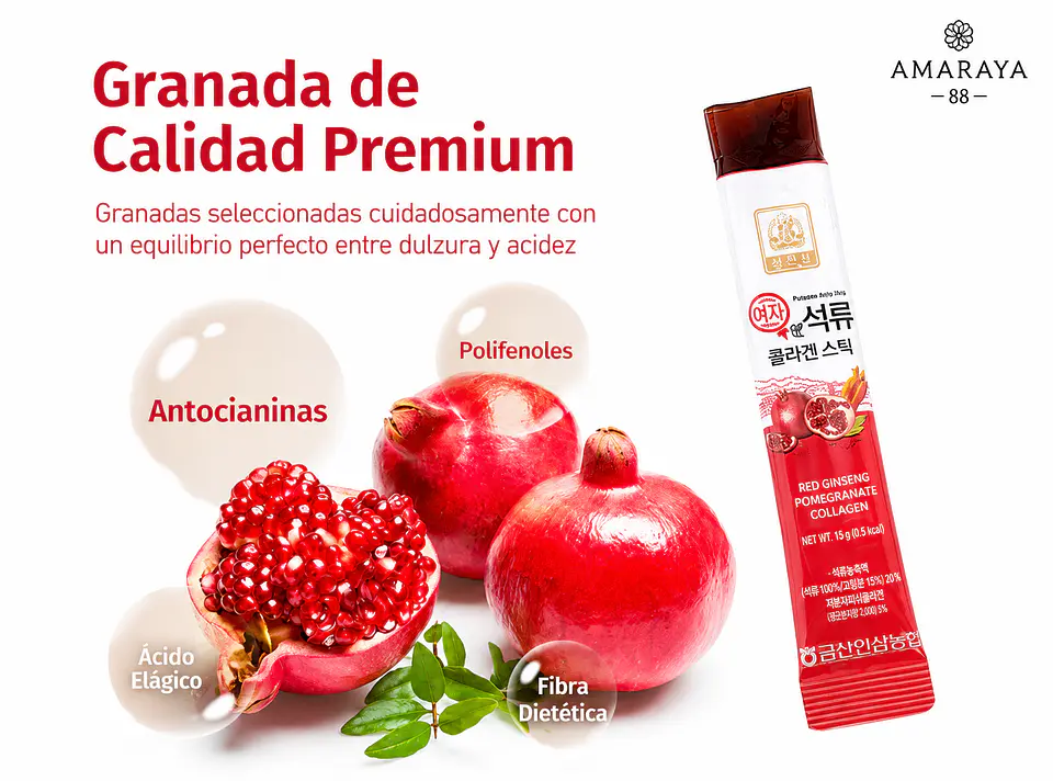 Red Ginseng Pomegranate Collagen Stick 2