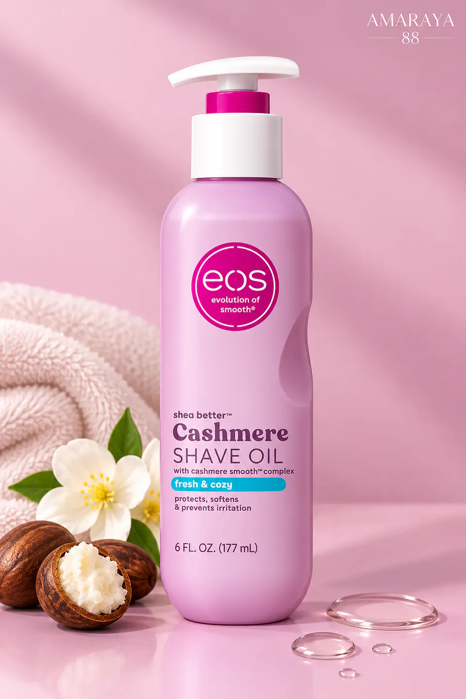 EOS Cashmere Shave Oil Fresh & Cozy 1
