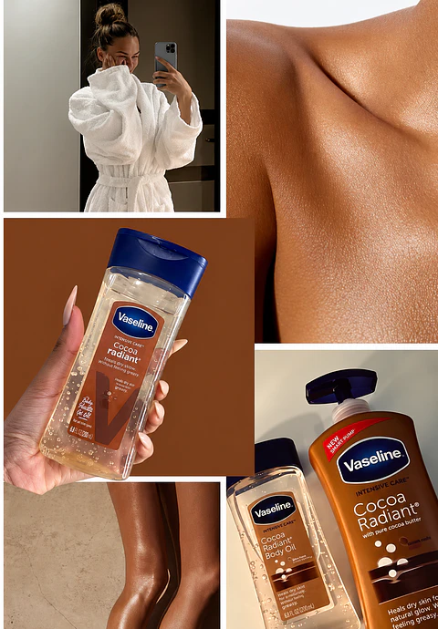 Vaseline Cocoa Radiant Gel Oil 