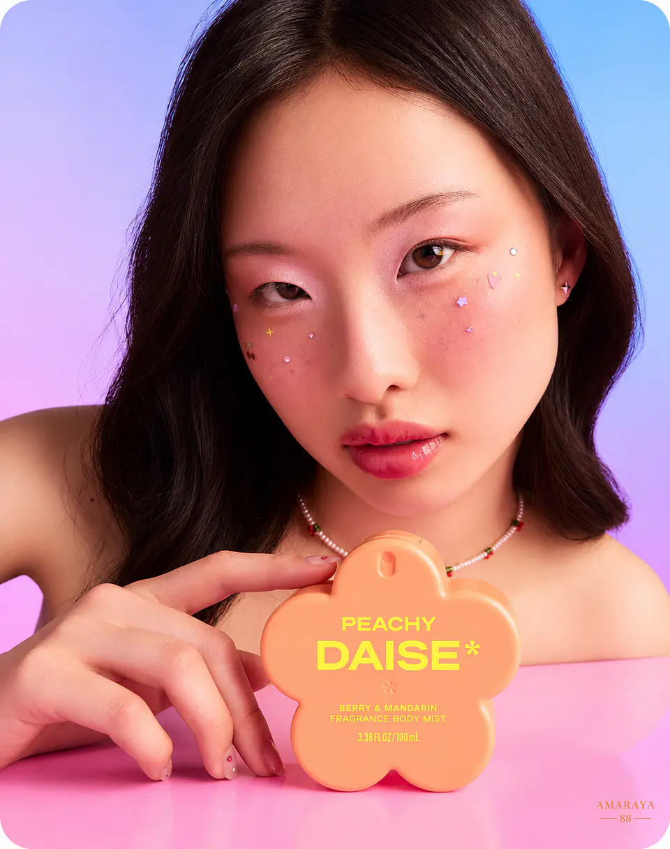 Peachy Daise Berry & Mandarin Fragrance Body Mist 3