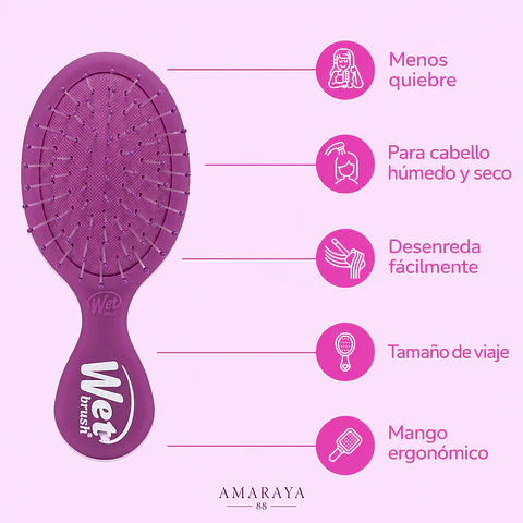 WET BRUSH – PRISMATIC GLOW MINI DETANGLER