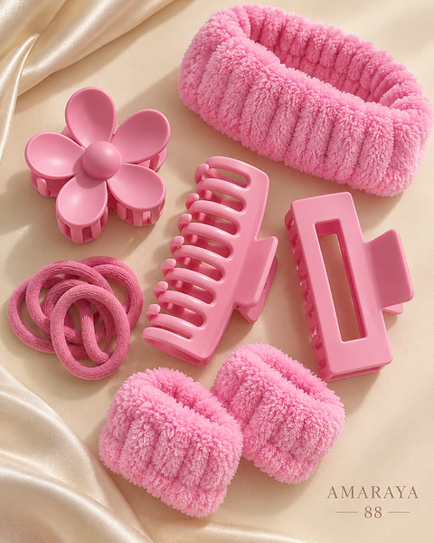  KIT DE ACCESORIOS PARA CABELLO Y SKINCARE