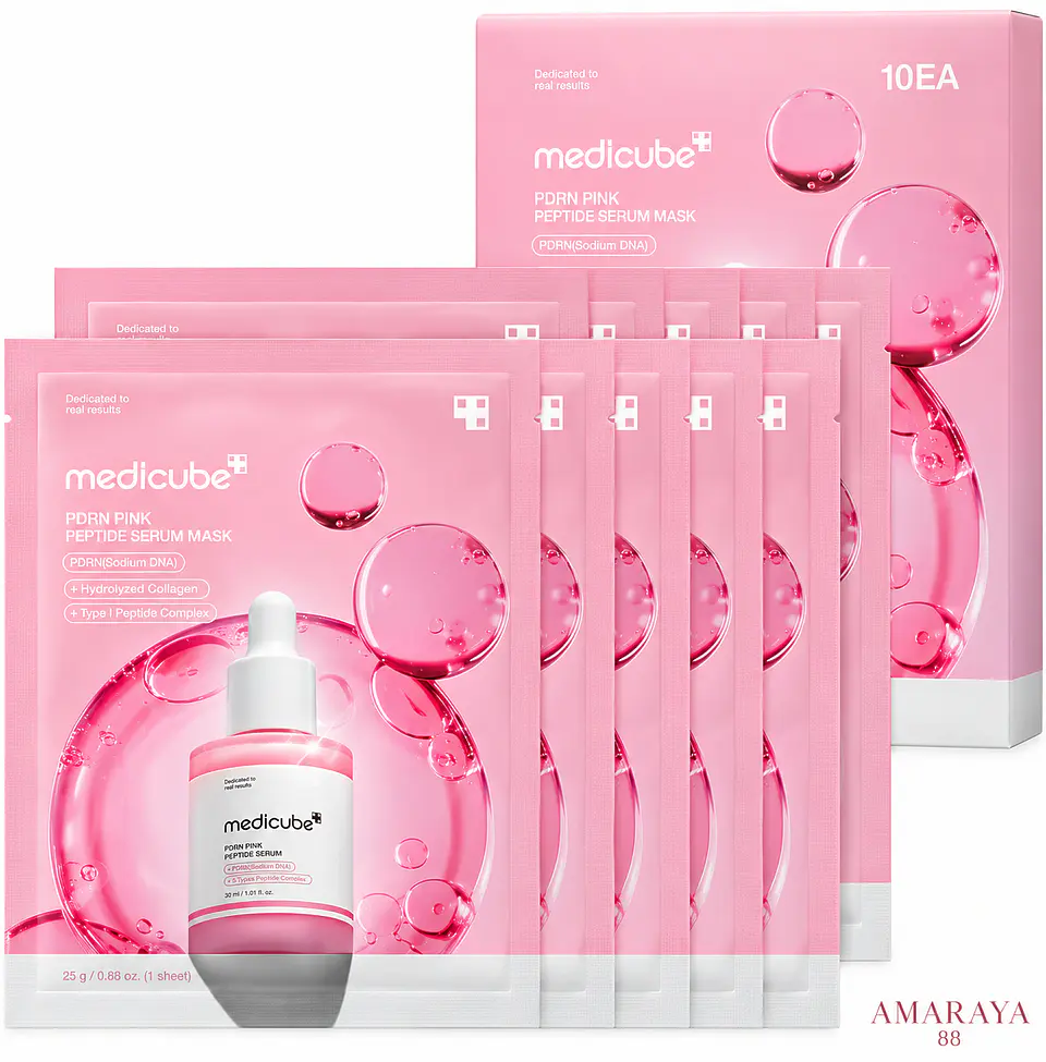 Medicube PDRN Pink Peptide Serum Mask 1