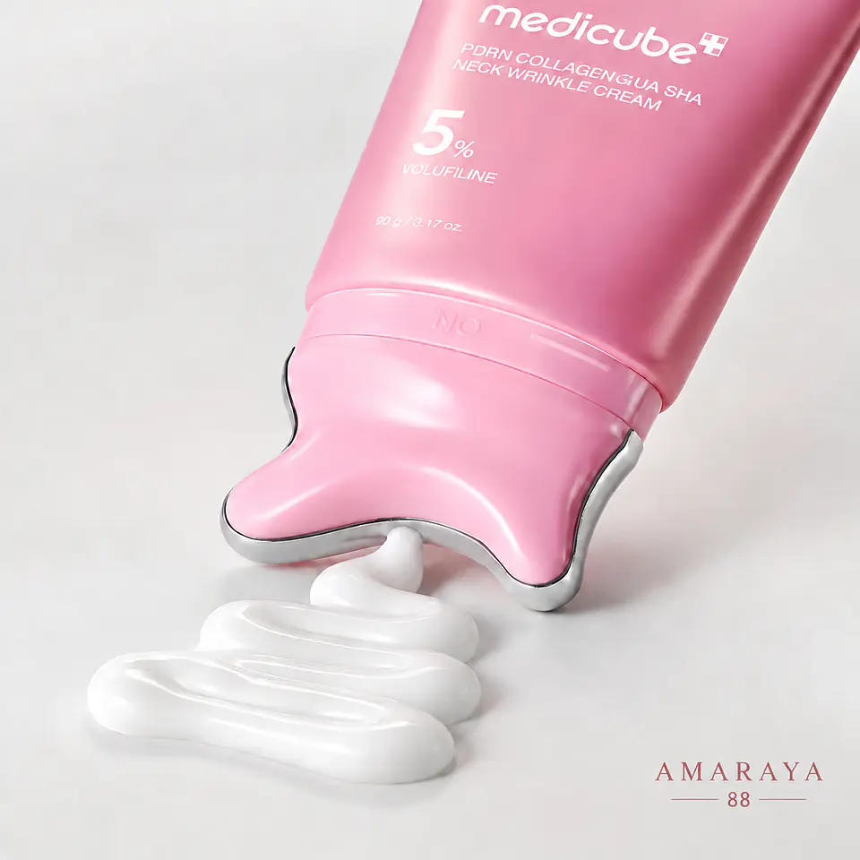 Medicube PDRN Collagen Gua Sha Neck Wrinkle Cream 3