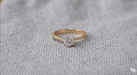 Anillo Solitario Clasico