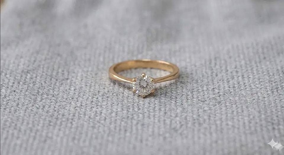 Anillo Solitario Clasico 1