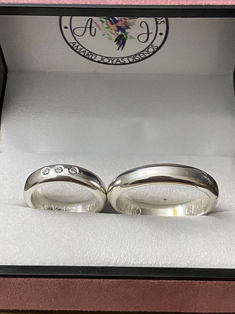 Argollas Bombe 4 mm Plata