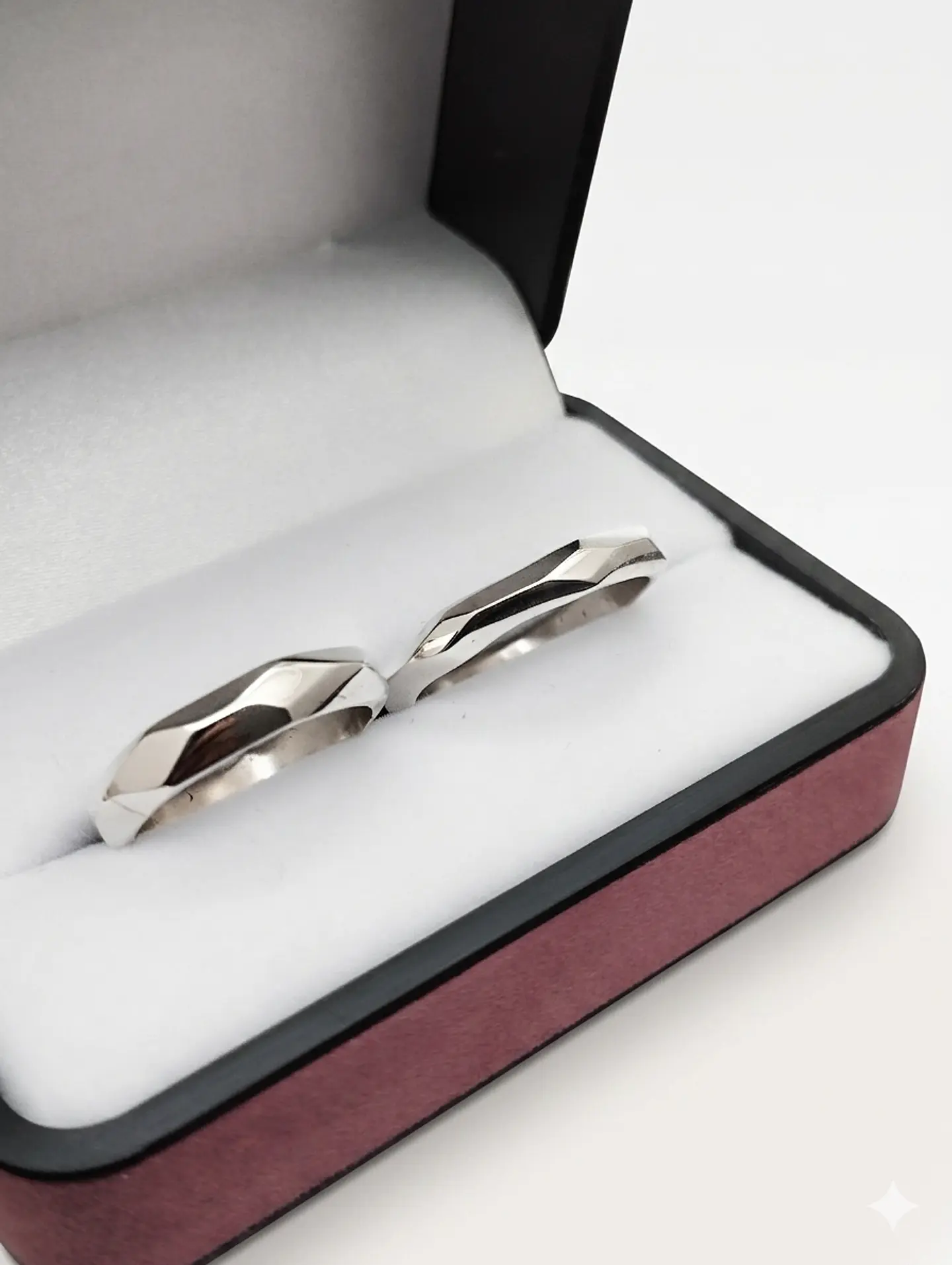 Argollas Hexagonales Plata 1