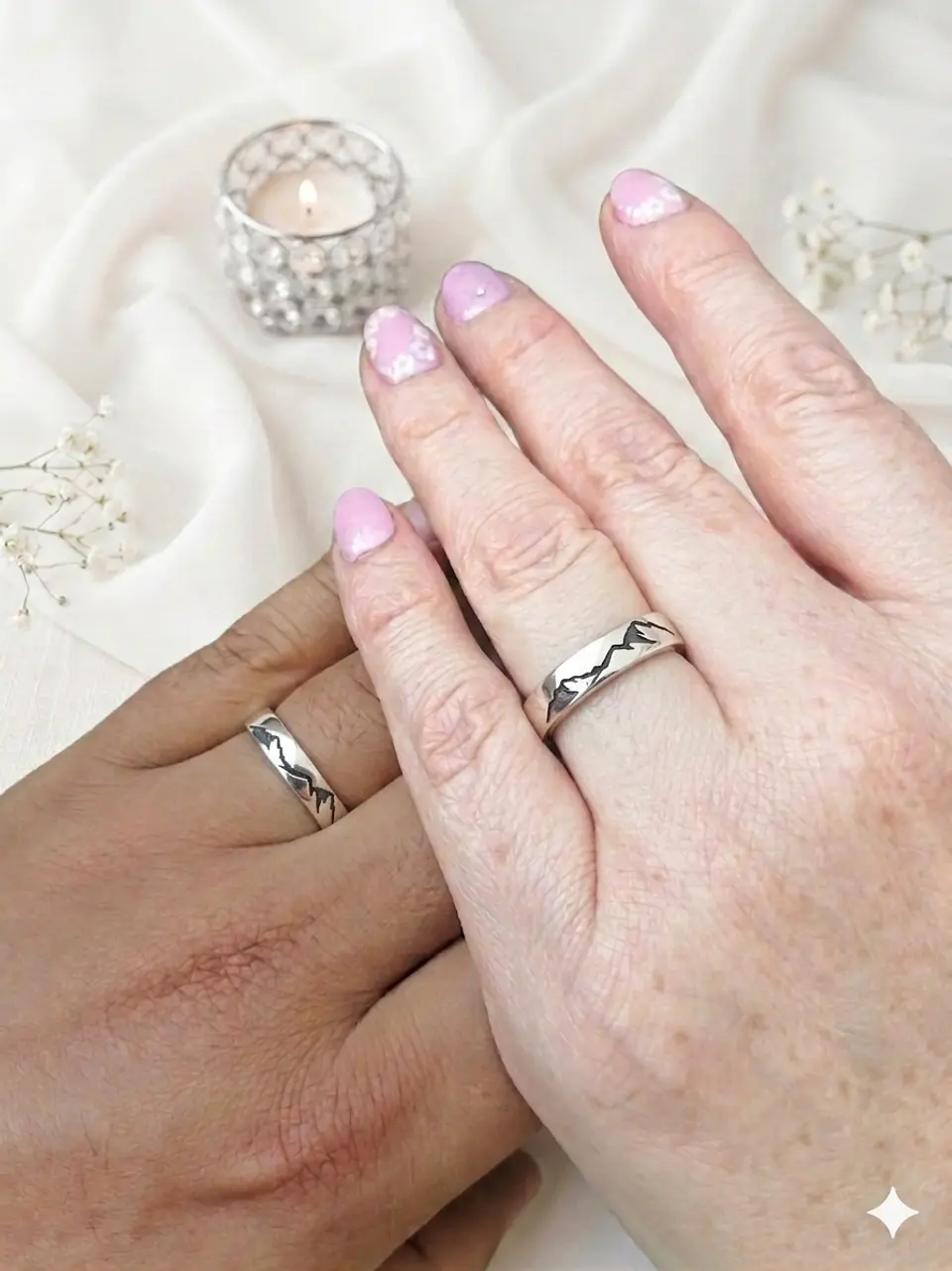 Argollas Francesas 4 mm Plata 3