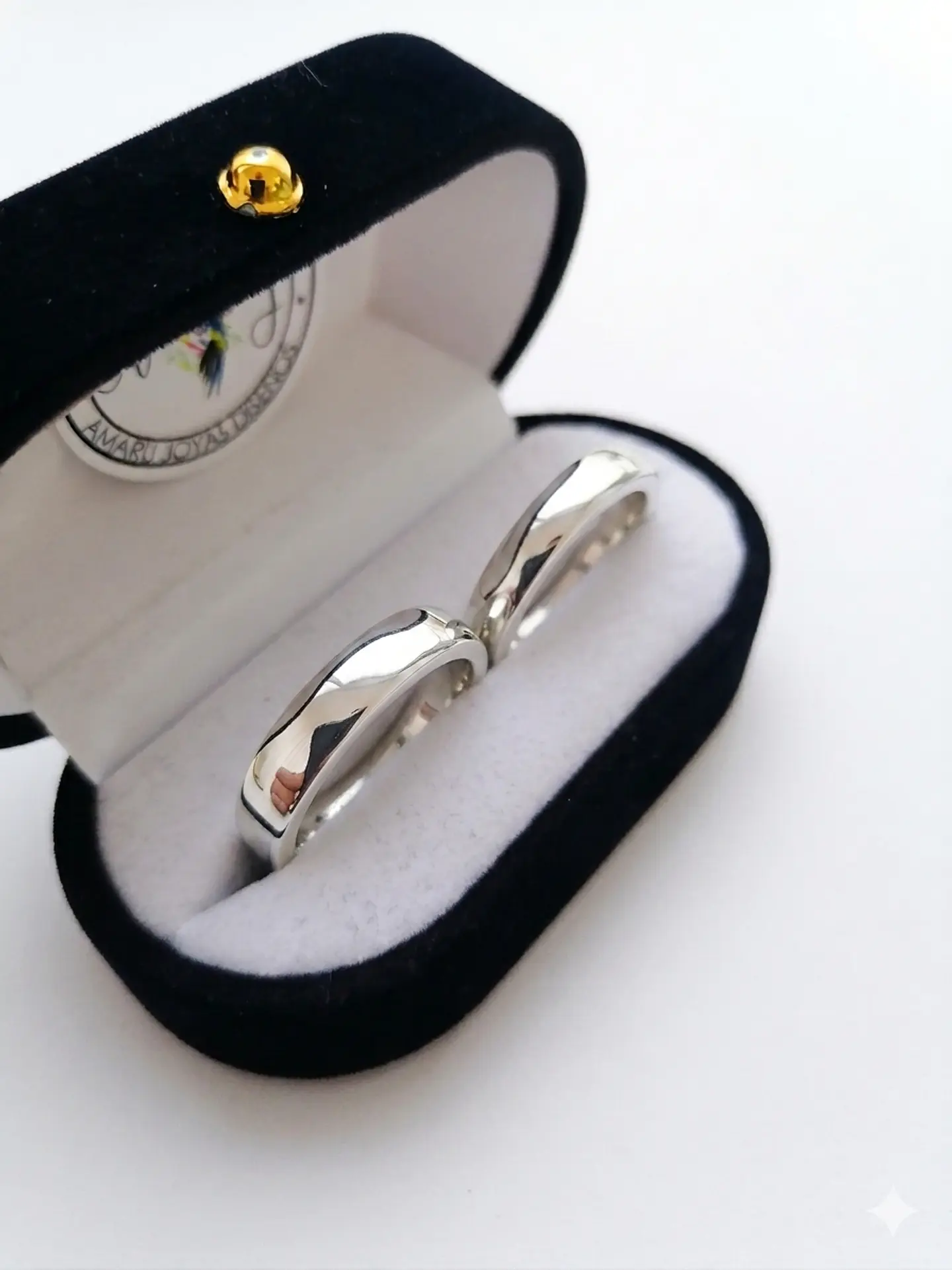 Argollas Francesas 4 mm Plata 1