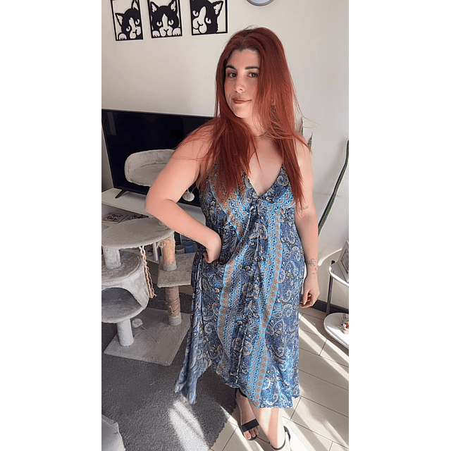 Vestido Anastasia blue 