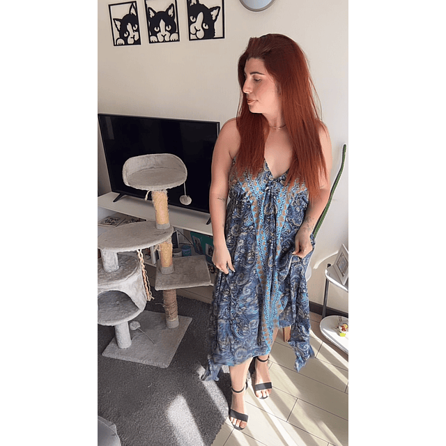 Vestido Anastasia blue 