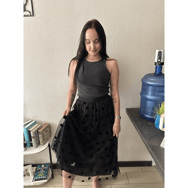 Polera básica  Jaspeada 