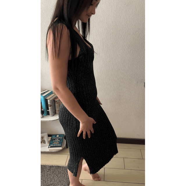 Vestido lanilla Acapulco negro 