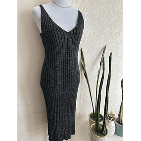 Vestido lanilla Acapulco negro 