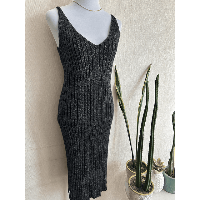 Vestido lanilla Acapulco negro 