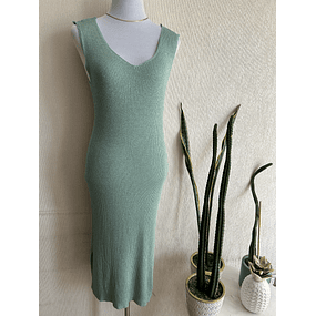 Vestido lanilla Acapulco menta 