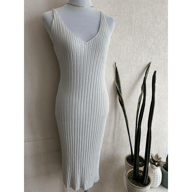 Vestido lanilla Acapulco blanco 