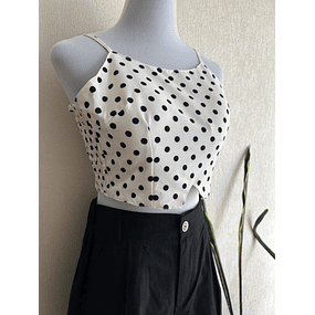 Crop polka dots