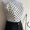 Crop polka dots