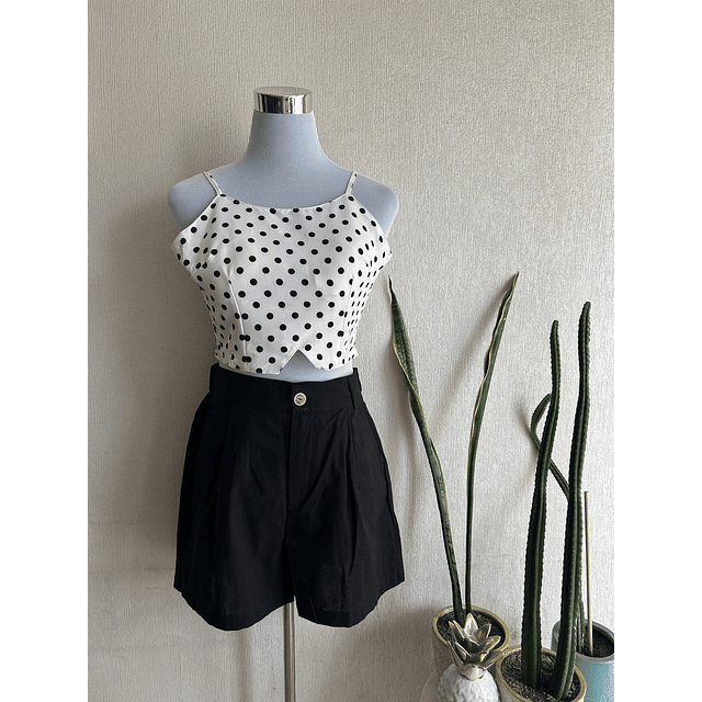 Crop polka dots
