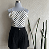 Crop polka dots