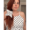 Crop polka dots