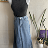 Falda larga jeans Pirita 