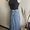 Falda larga jeans Pirita 