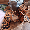 Strap de cuero para cámara fotográfica color  Leopardo