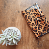 Monedero color Leopardo Habano