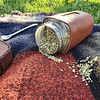 Matera de cuero 250 gramos color Caramelo