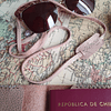 Strap para lentes cuero color Rosa Plata