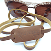 Strap para lentes cuero color Caramelo