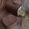 Matera de cuero 100 gramos color Chocolate