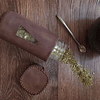 Matera de cuero 100 gramos color Chocolate